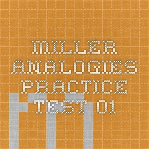 is the miller analogies test hard|free miller analogies practice test.